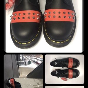 Rare Dr. Martens Spiked Punk/Rockabilly Shoes Size 10